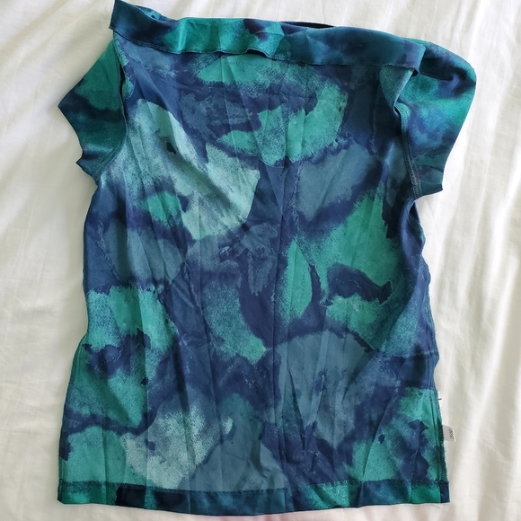 Ann Taylor Colorful Cowl Neck Blouse XS - Picture 7 of 7